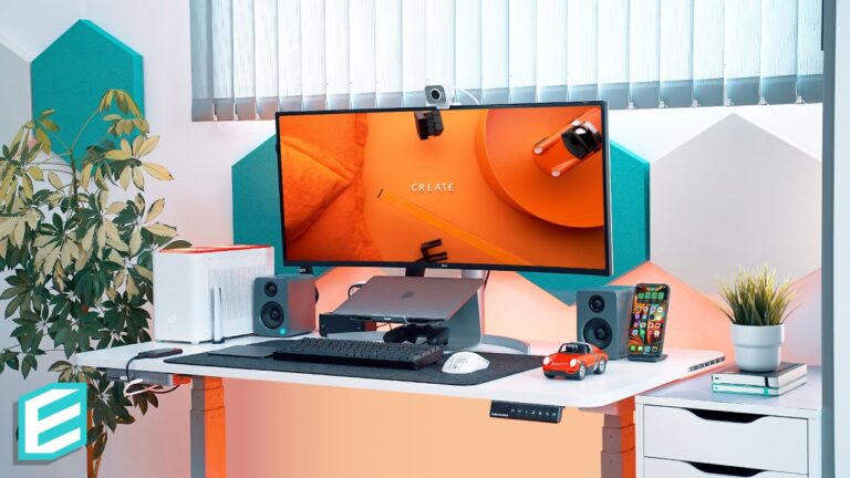 setup meja desain grafis 2025 yang ergonomis dan estetik untuk kerja kreatif
