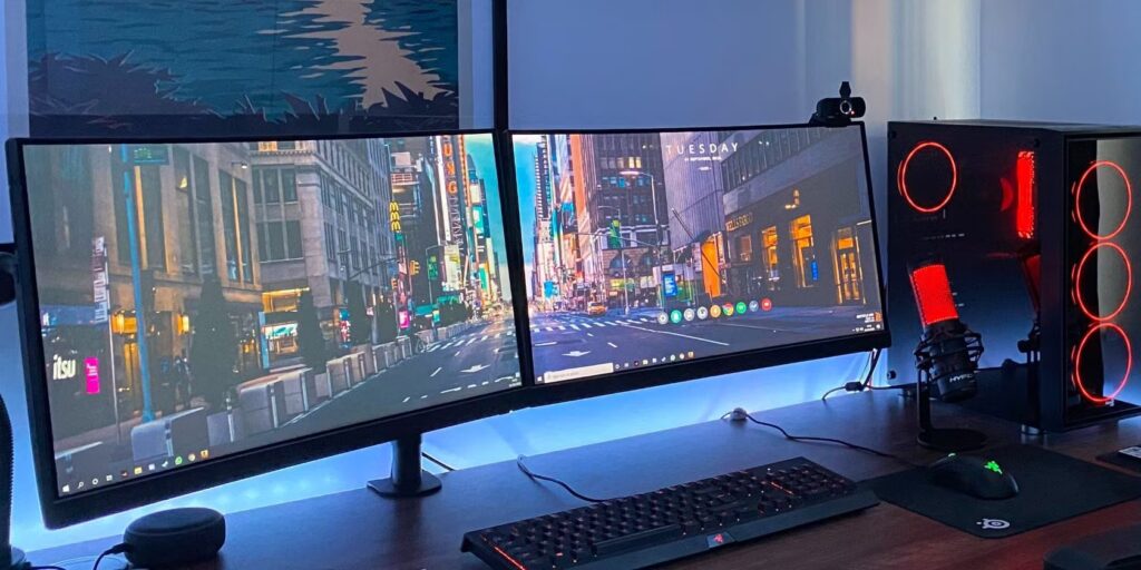 cara kalibrasi warna monitor dual setup 2025 untuk editing dan desain yang konsisten