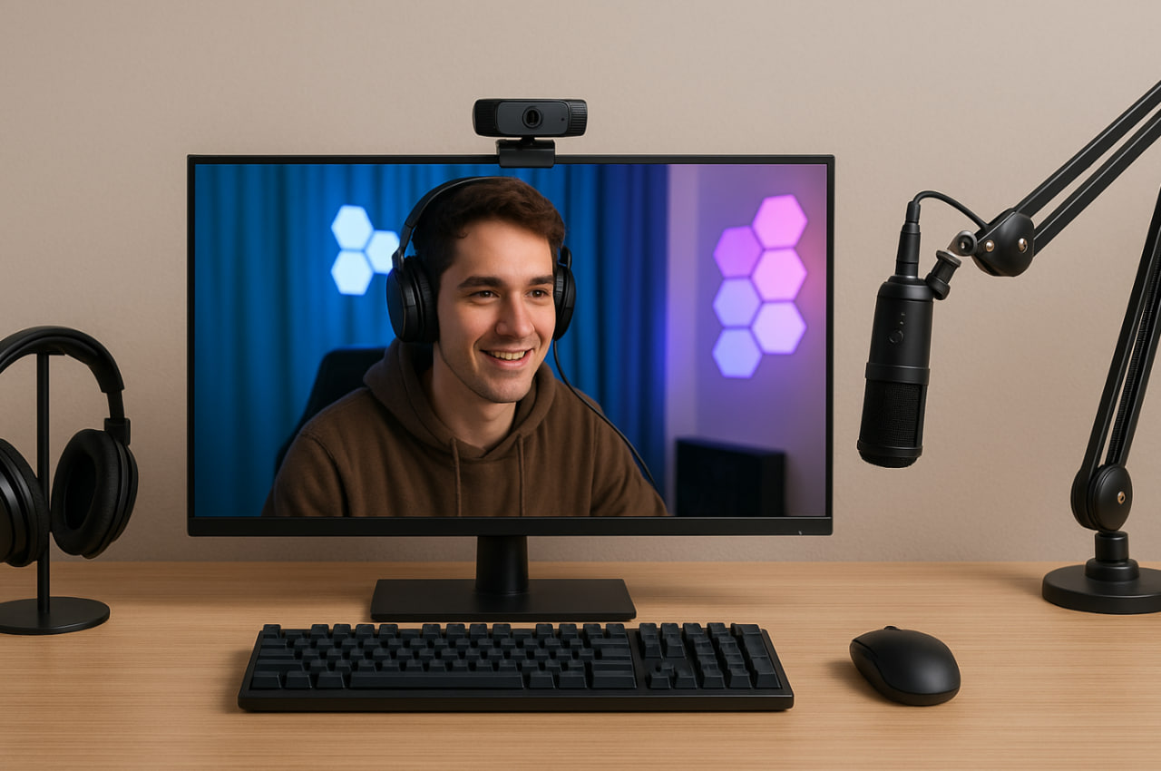 webcam dan mic budget untuk streamer pemula 2025