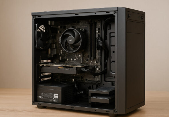build pc editing dan gaming 2025 budget 3 jutaan dengan apu ryzen 3 3200g dan casing sederhana
