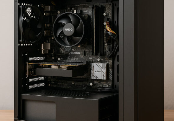 build pc editing dan gaming 2025 budget 2 jutaan dengan amd athlon 3000g dan casing sederhana