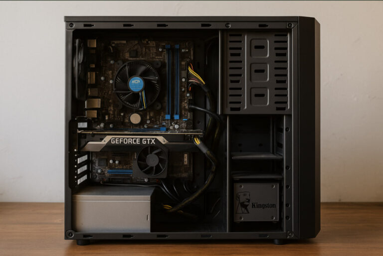 build pc editing dan gaming bekas 2025 budget 1 jutaan dengan intel i5 dan gtx 750 ti